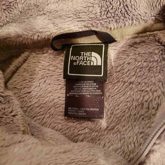 The North Face Womens XS Gray Fleece Full Zip Jacket Soft Cozy - Picture 4 of 6